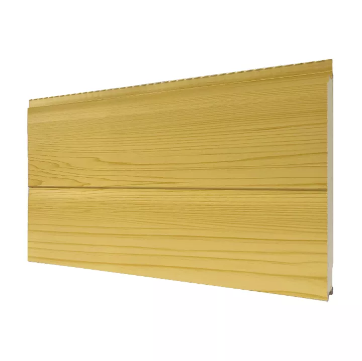 Panel Pelapis Logam Butir Kayu Beralur Bevel Tunggal